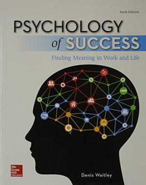 Psychology of success : finding meaning in work and life /  Waitley, Denis
