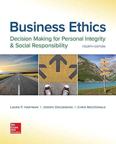 Business ethics : decision making for personal integrity and social responsibility /  Hartman, Laura Pincus, author