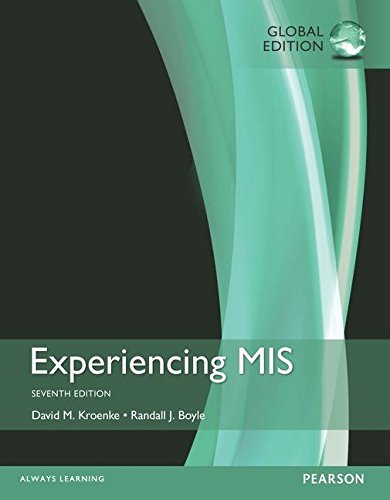Experiencing MIS /  Kroenke, David M., 1946-